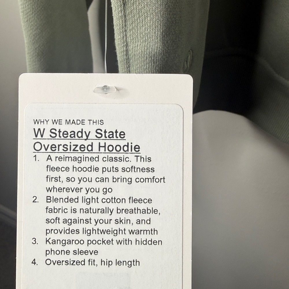 Lululemon W Steady State Oversized Hoodie - Picture 4 of 4